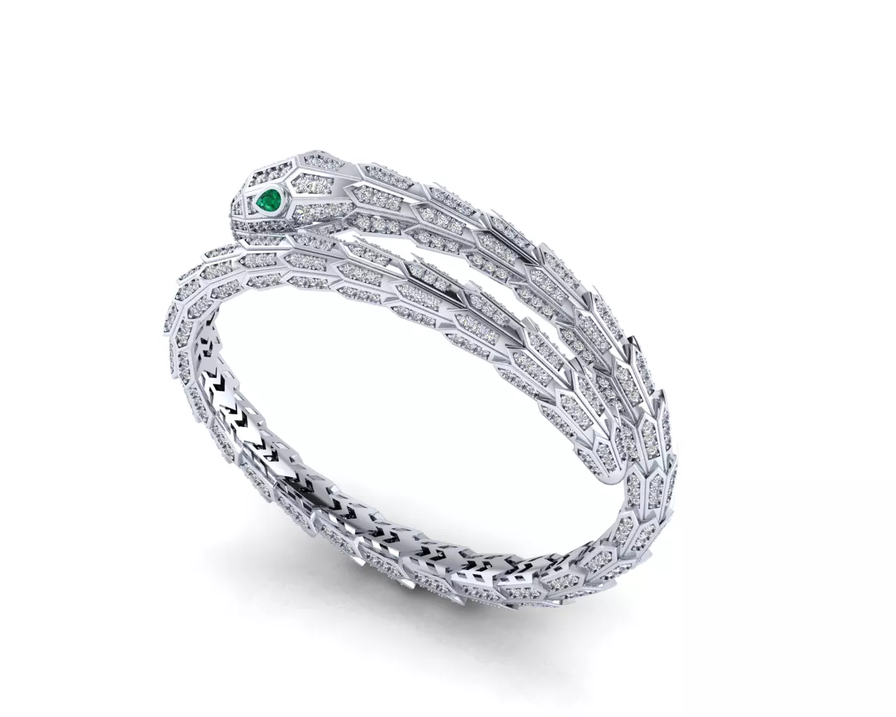 bvlgari bracelet 3D print model_0