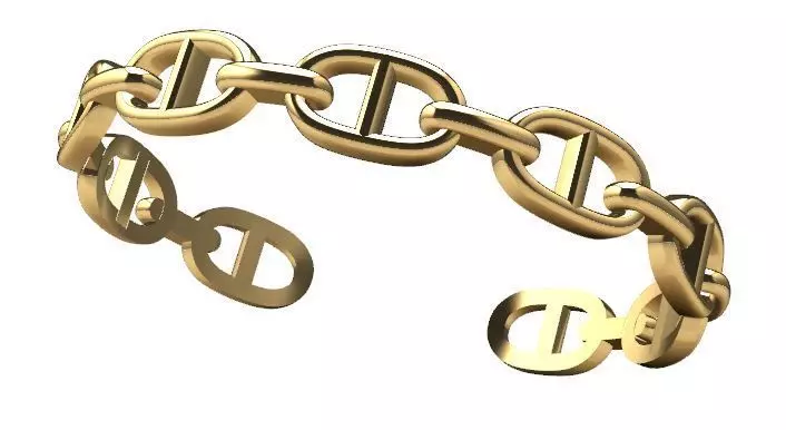 hermes bracelet 3D print model_0
