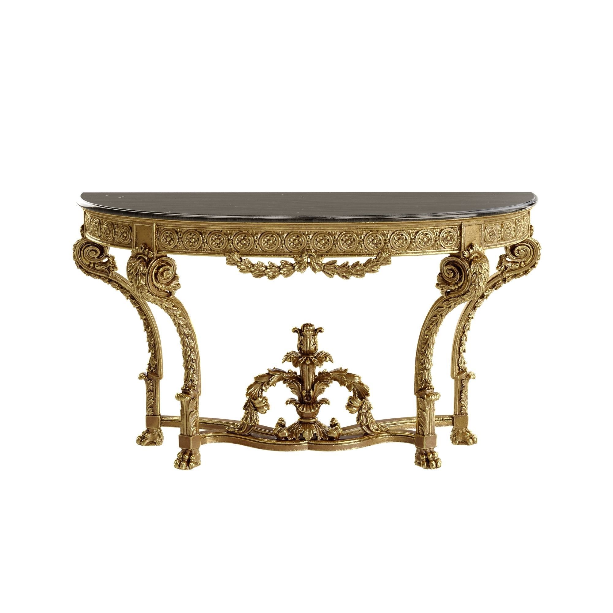 CONSOLE TABLE ROBERTO GIOVANNINI LOWPOLY Low-poly 3D model_5