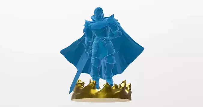 Broadways Greatsword Paladin Miniature 3D print model
