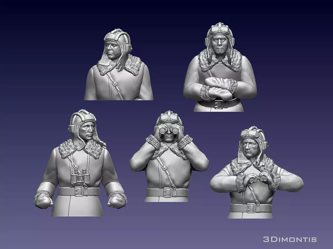 Tank Crew Ussr 3D print model_0