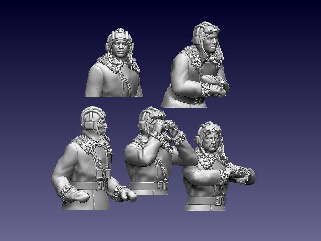 Tank Crew Ussr 3D print model_3