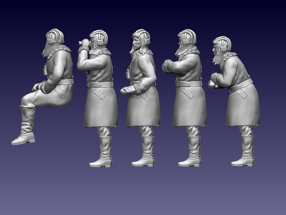 Tank Crew Ussr 3D print model_47