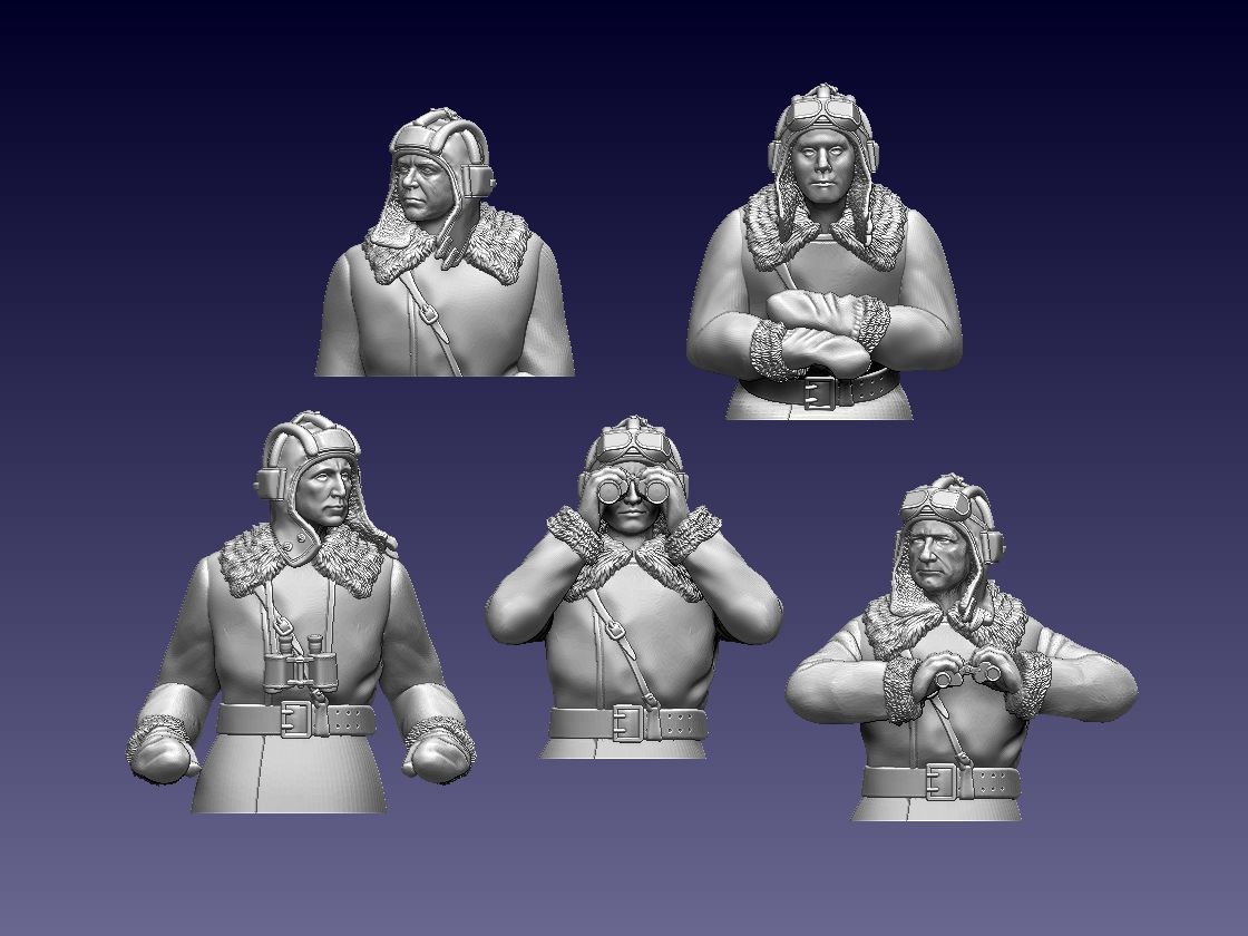 Tank Crew Ussr 3D print model_29