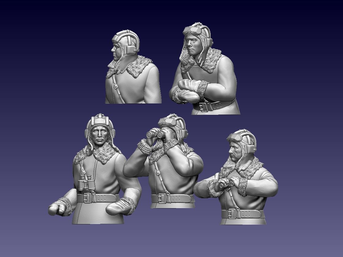 Tank Crew Ussr 3D print model_18