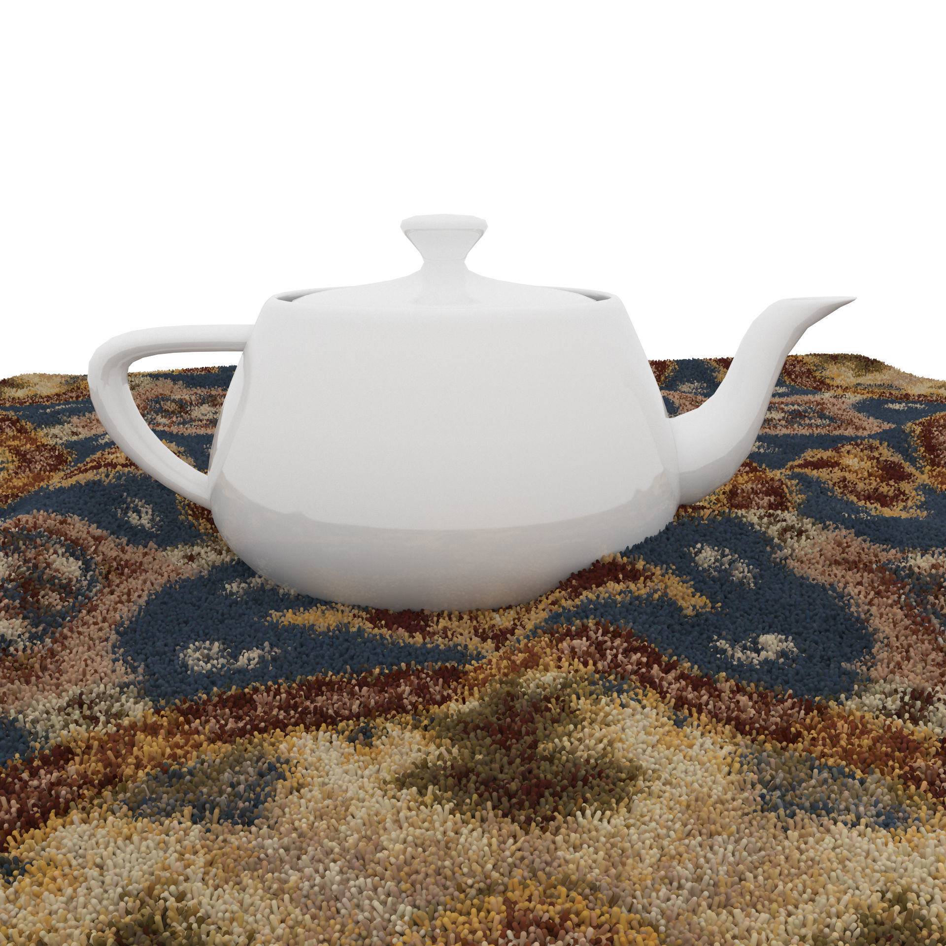 Rugs No 99 Low-poly 3D model_6