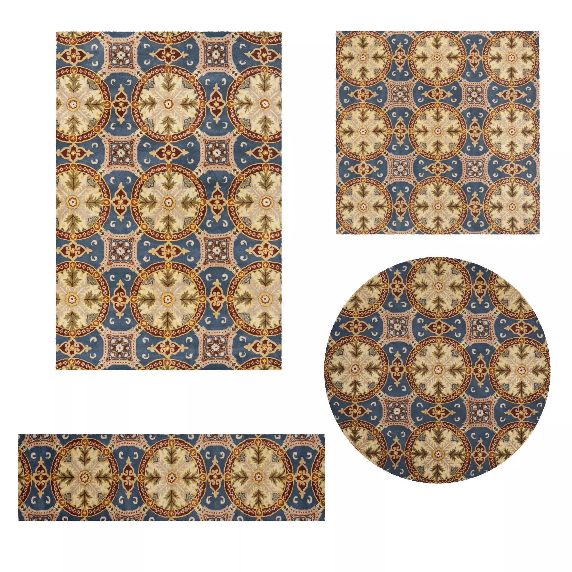 Rugs No 99 Low-poly 3D model_0