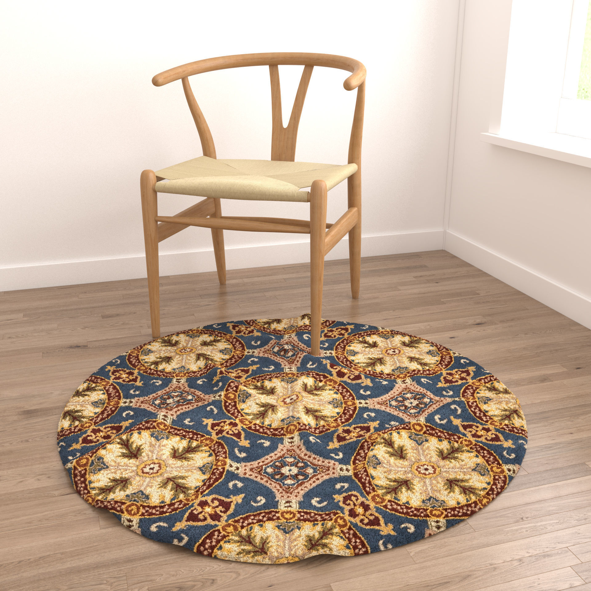 Rugs No 99 Low-poly 3D model_3