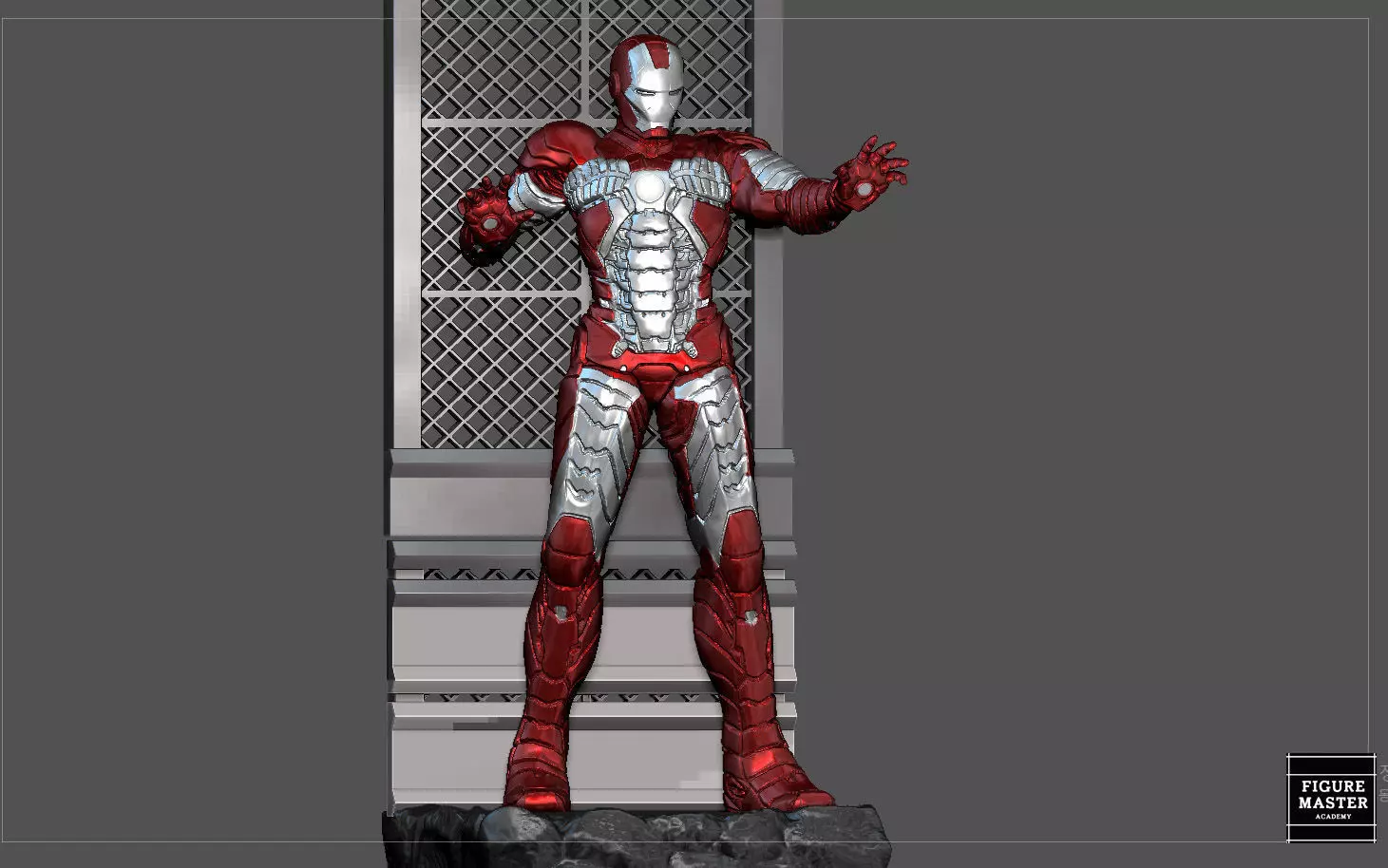 IRONMAN MARK 5 MK5 MARVEL TONY STARK MCU 3D PRINT MODEL 3D print model_0