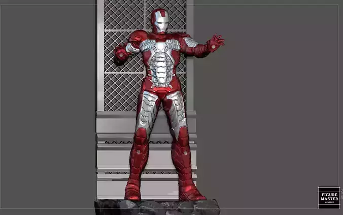 IRONMAN MARK 5 MK5 MARVEL TONY STARK MCU 3D PRINT MODEL