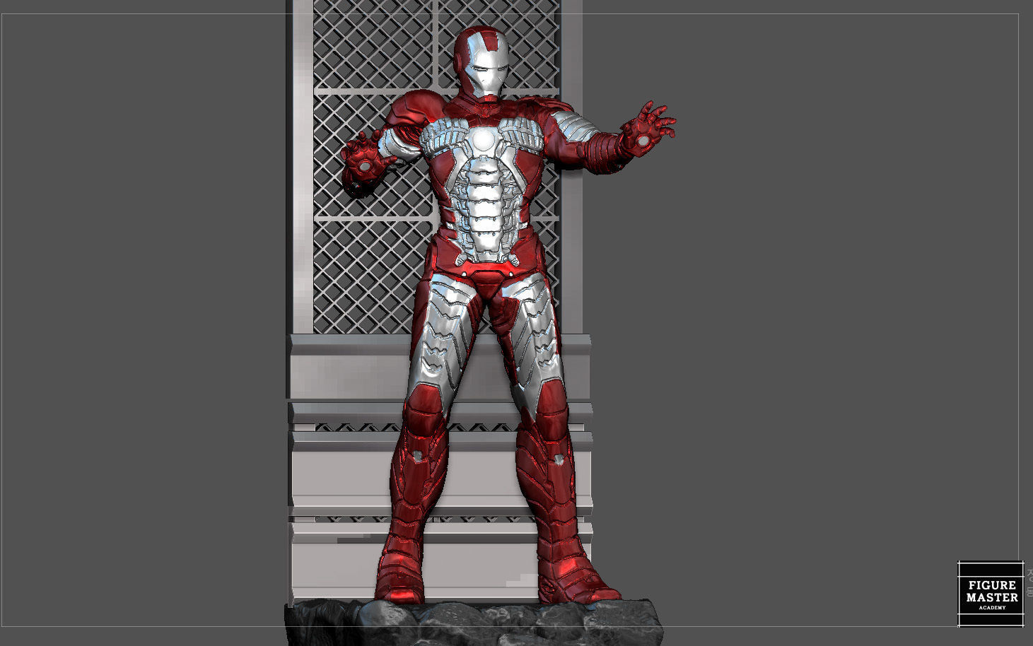IRONMAN MARK 5 MK5 MARVEL TONY STARK MCU 3D PRINT MODEL 3D print model_1