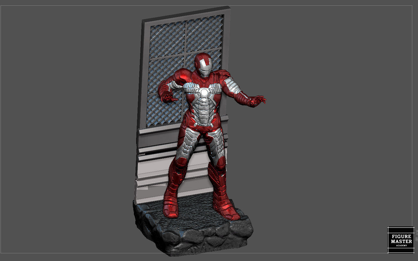 IRONMAN MARK 5 MK5 MARVEL TONY STARK MCU 3D PRINT MODEL 3D print model_6