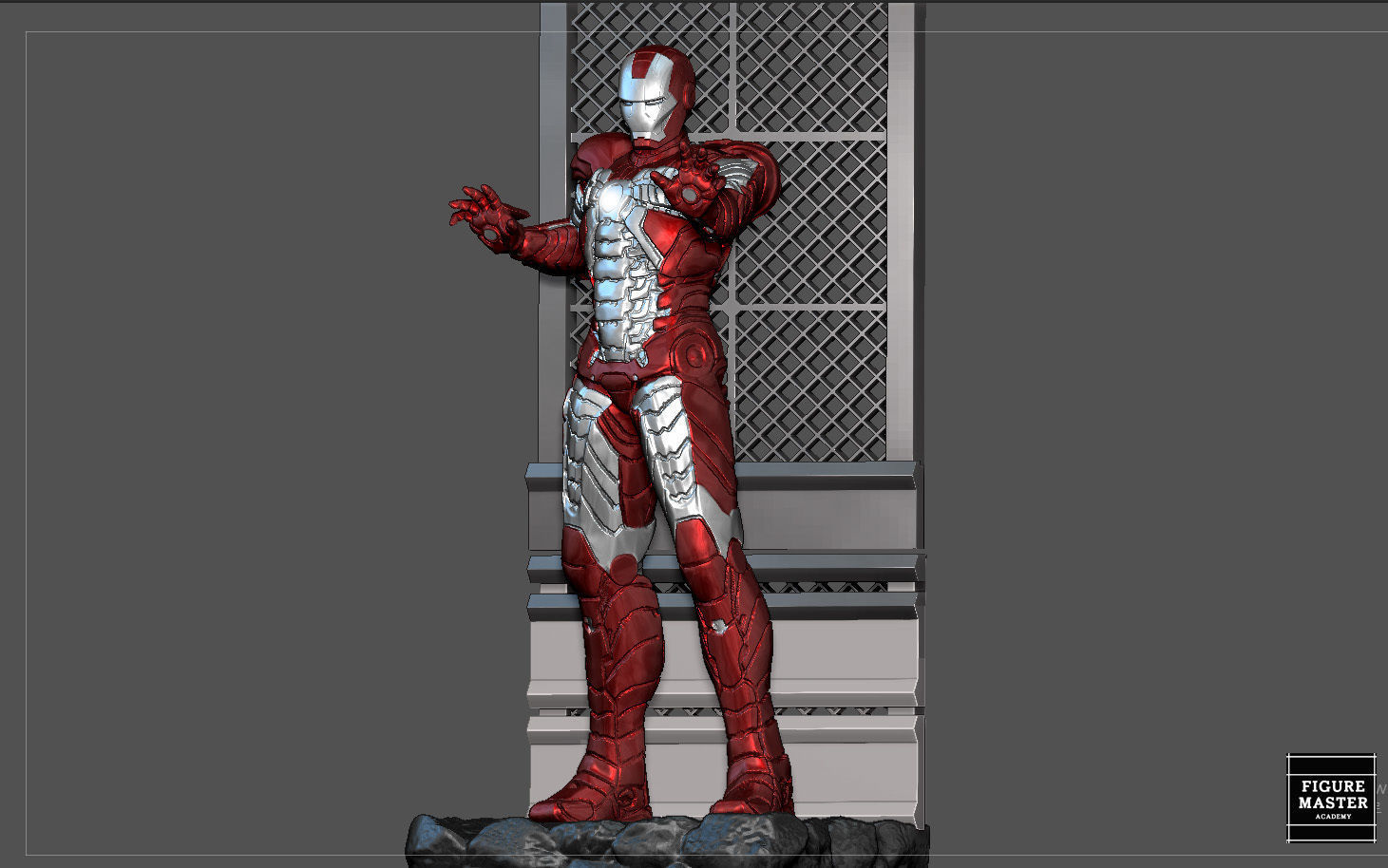 IRONMAN MARK 5 MK5 MARVEL TONY STARK MCU 3D PRINT MODEL 3D print model_10