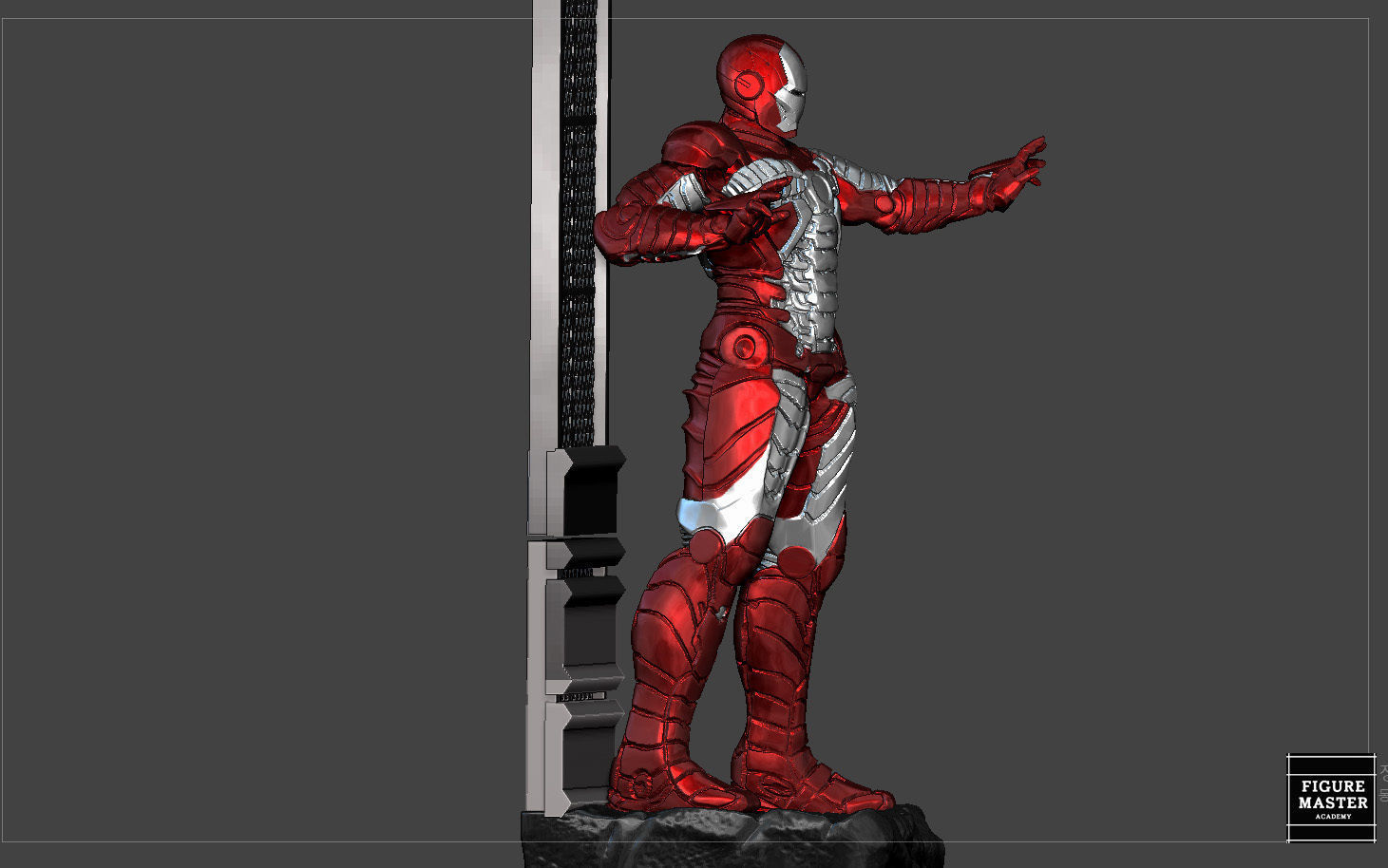 IRONMAN MARK 5 MK5 MARVEL TONY STARK MCU 3D PRINT MODEL 3D print model_14