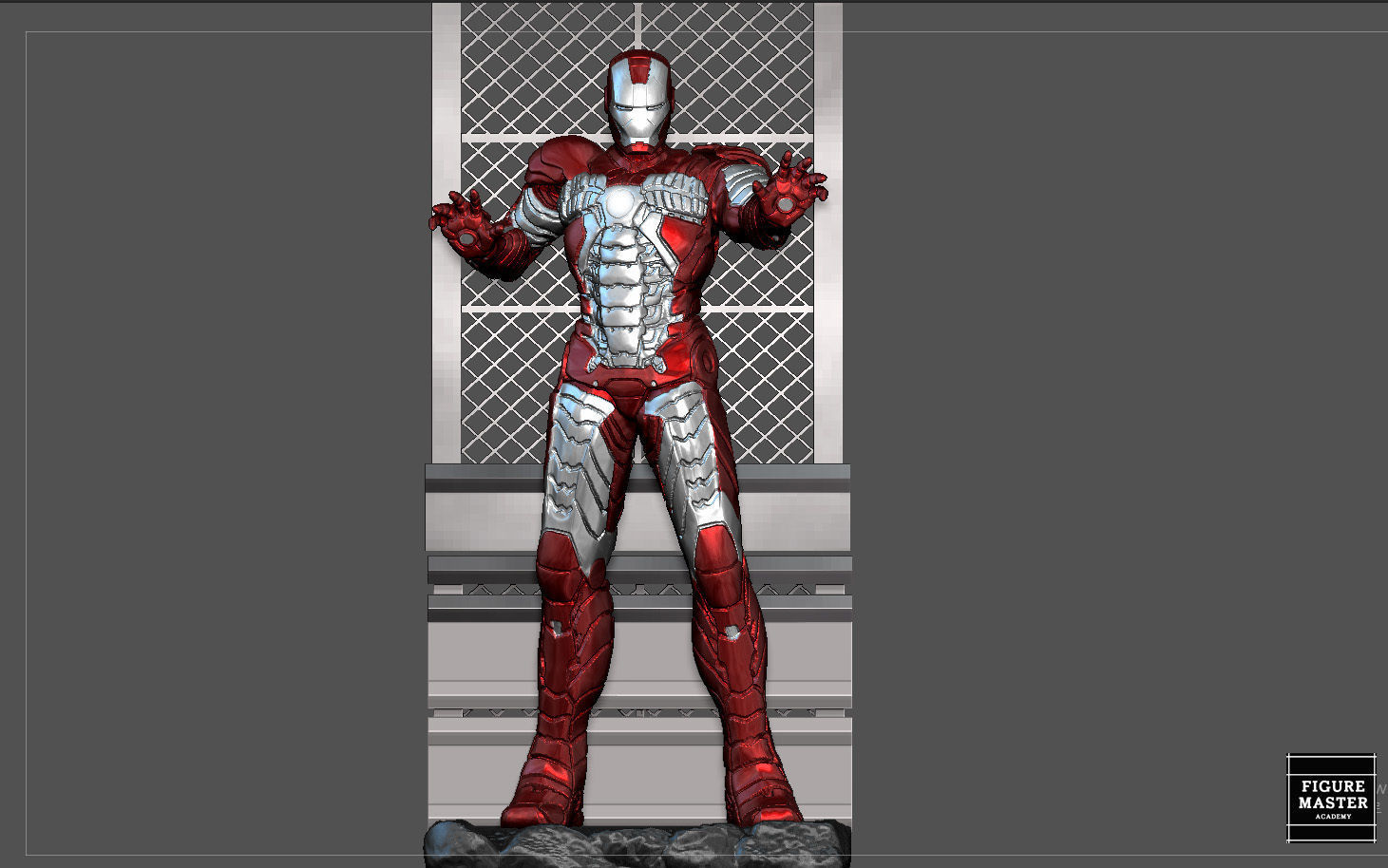 IRONMAN MARK 5 MK5 MARVEL TONY STARK MCU 3D PRINT MODEL 3D print model_9