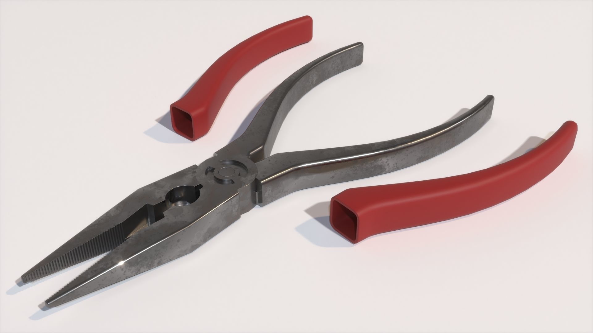 3D model Needle Nose Plier VR / AR / lowpoly CGTrader