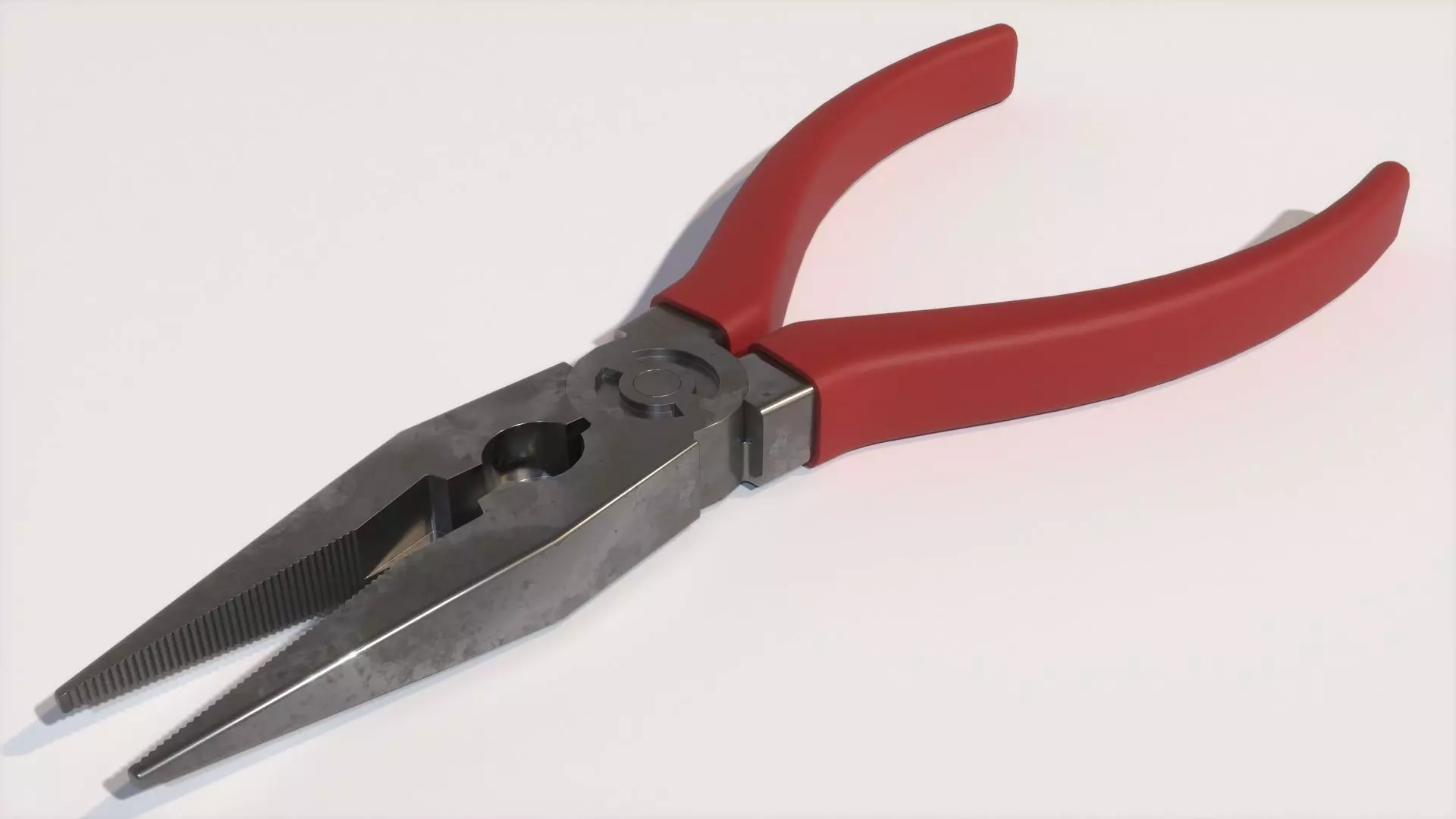 Needle Nose Plier Low-poly 3D model