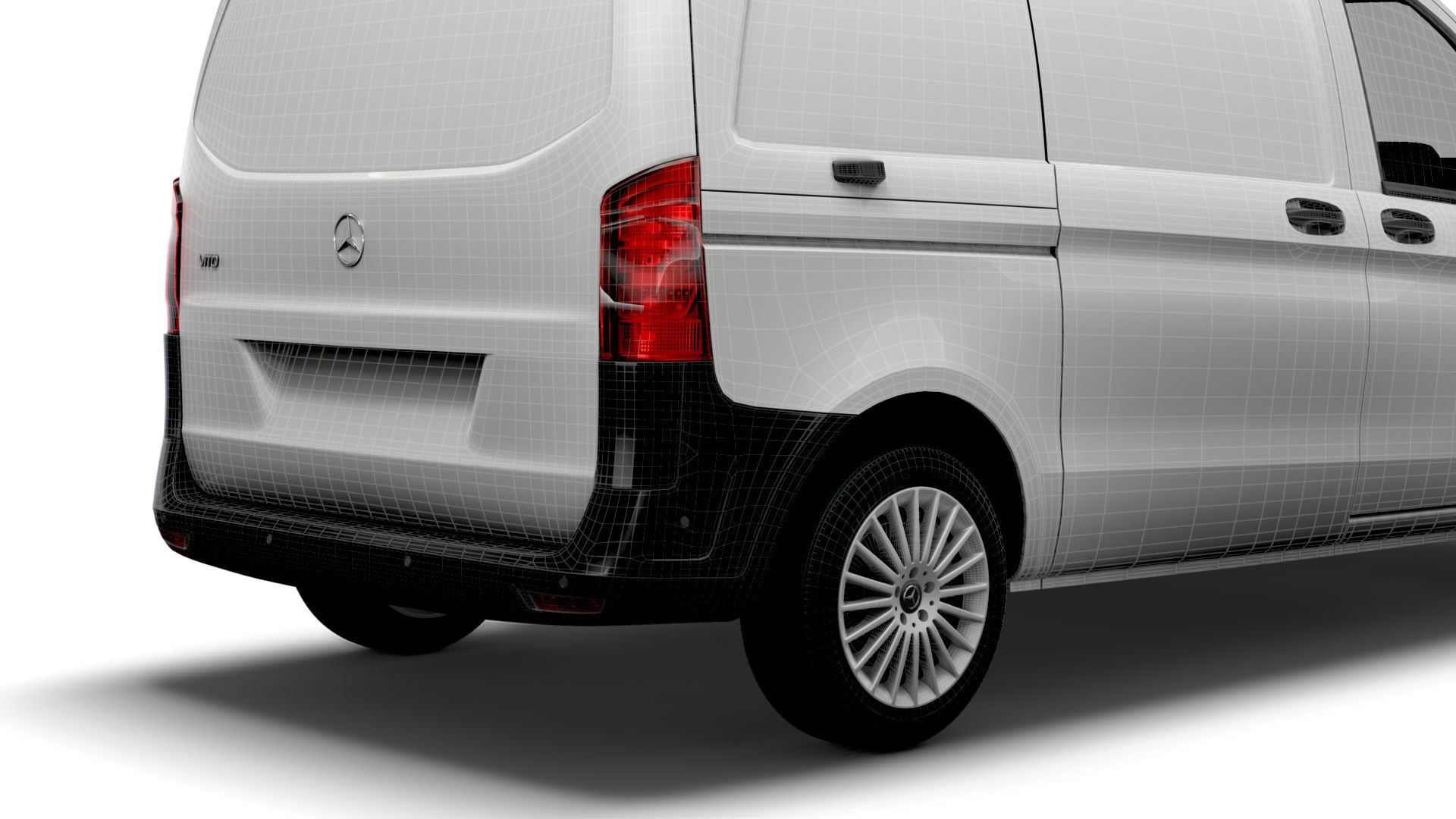 Mercedes Benz E Vito Panel Van L1 2021 3D model_32