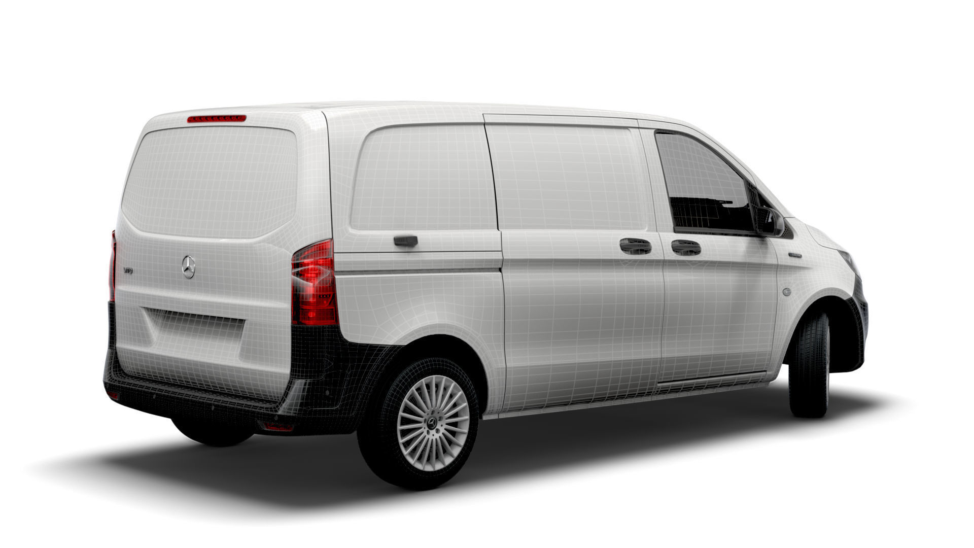 Mercedes Benz E Vito Panel Van L1 2021 3D model_14