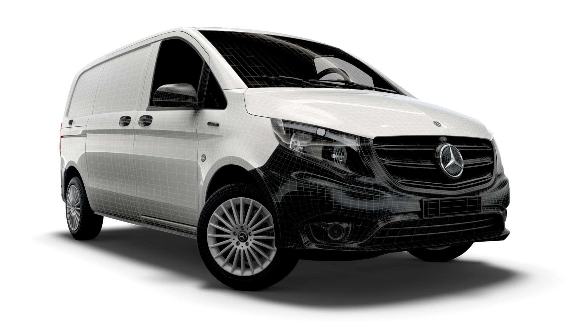 Mercedes Benz E Vito Panel Van L1 2021 3D model_18