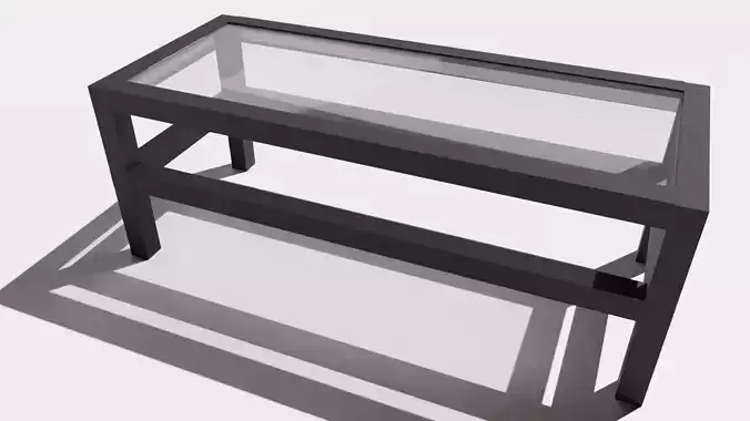 Glass Table 3D model