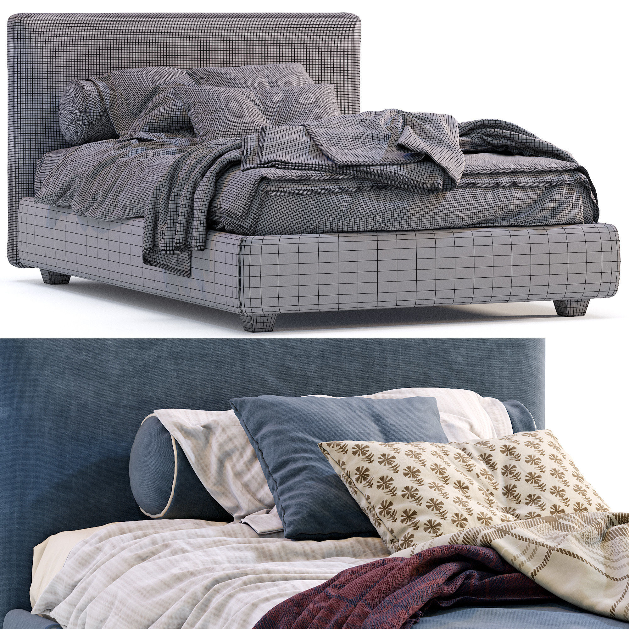 Bed Max By Twils 3D model_28