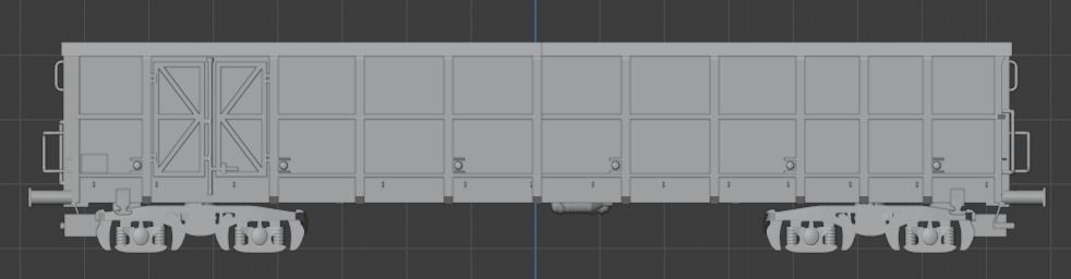 H0 1-87 scale Boxcar Eanos 3D print model_1