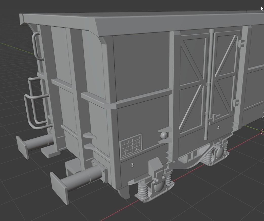 H0 1-87 scale Boxcar Eanos 3D print model_10