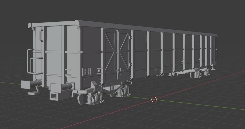 H0 1-87 scale Boxcar Eanos 3D print model_5