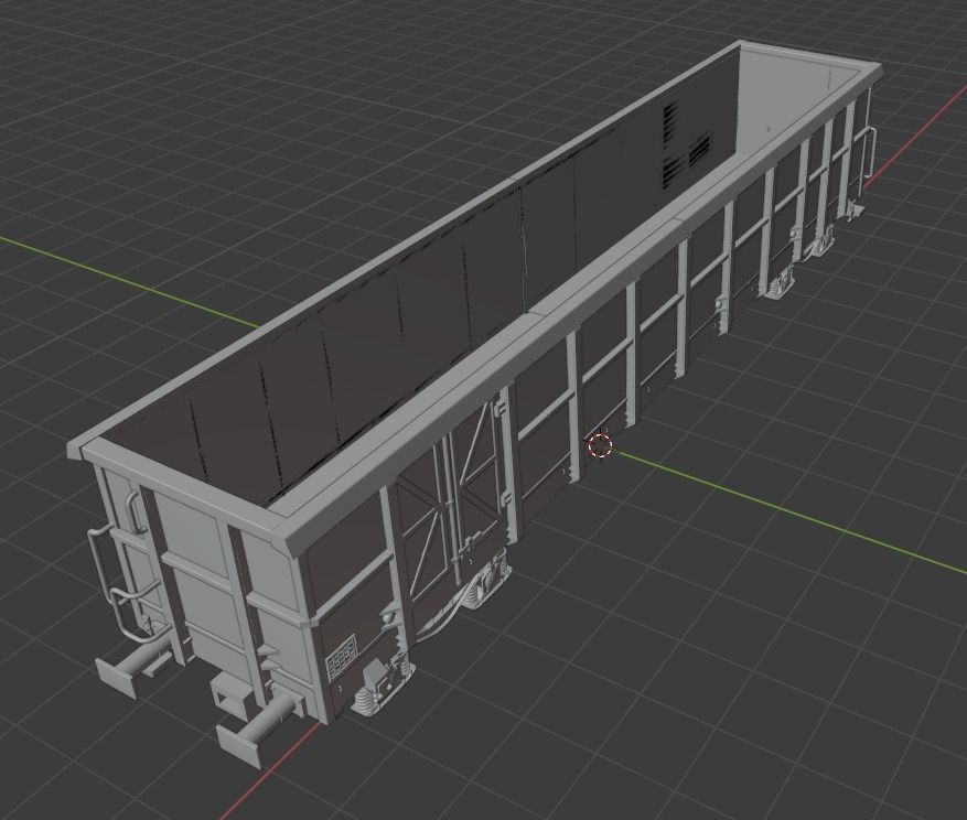 H0 1-87 scale Boxcar Eanos 3D print model_6