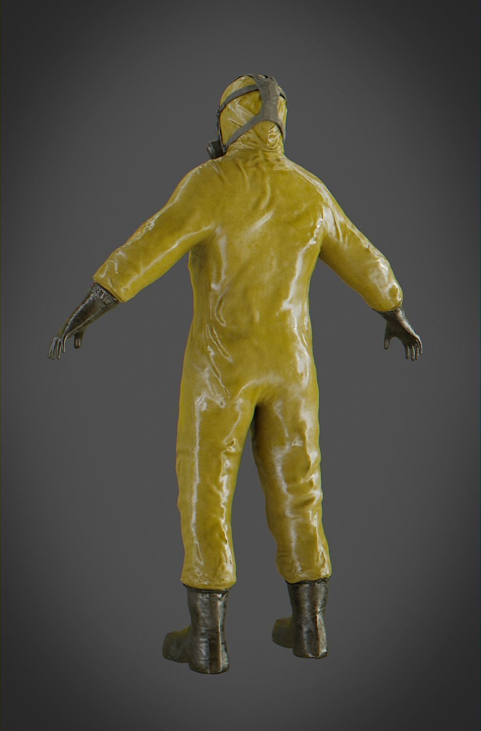 Biosuit Engineer  Low-poly 3D model_2