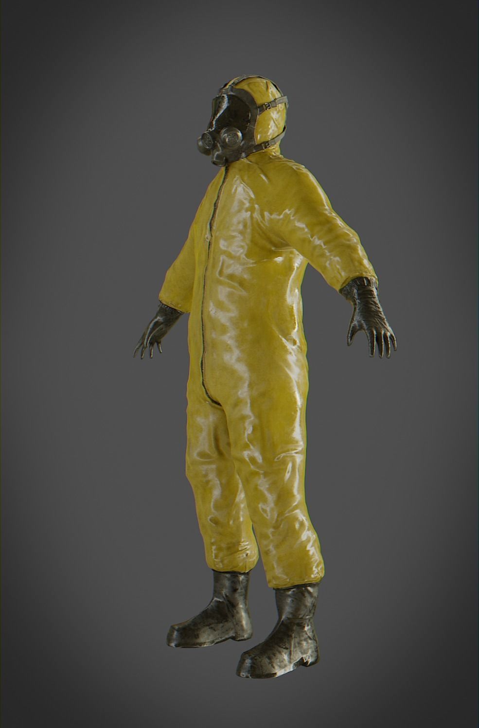 Biosuit Engineer  Low-poly 3D model_5