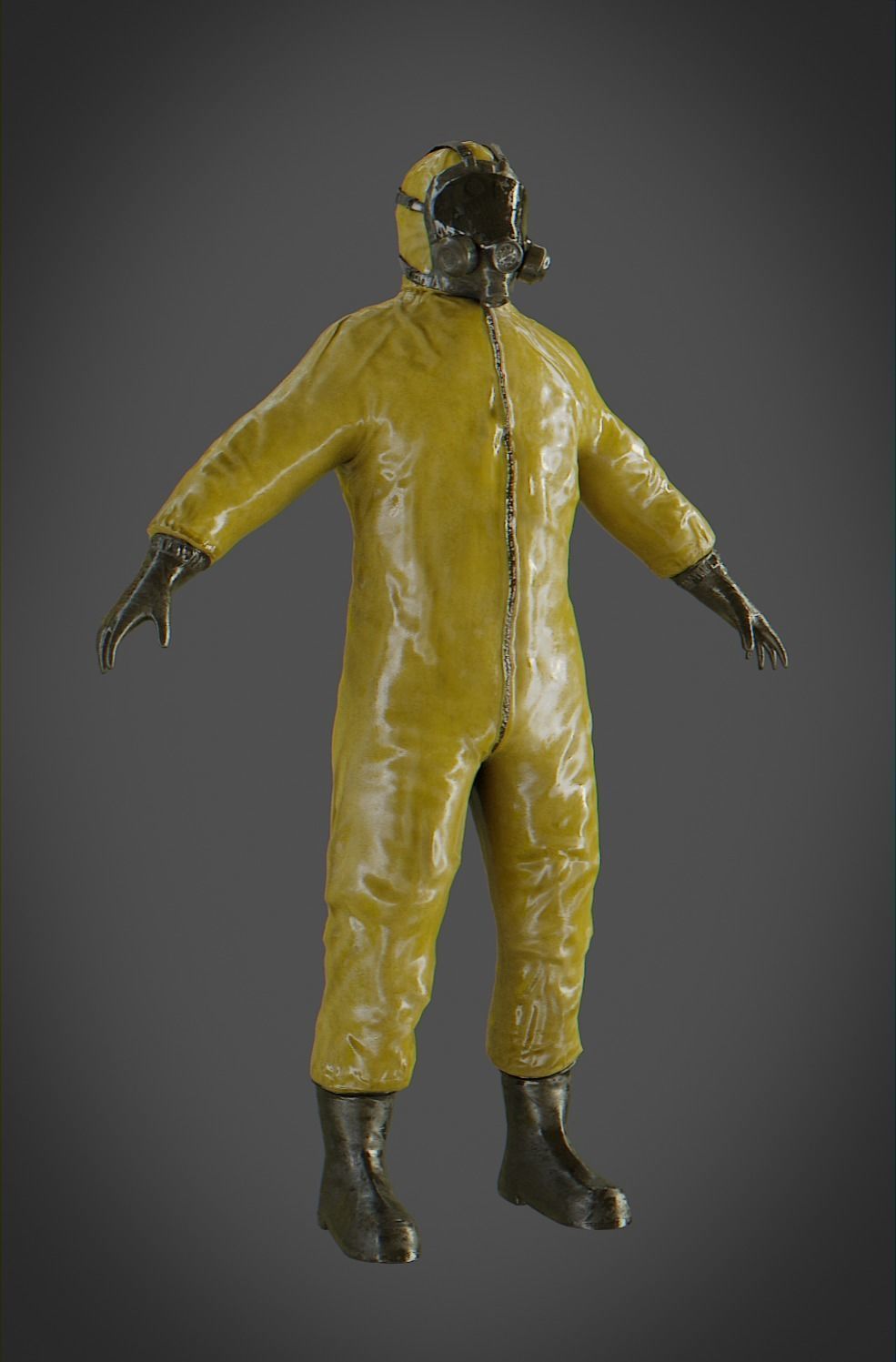 Biosuit Engineer  Low-poly 3D model_1