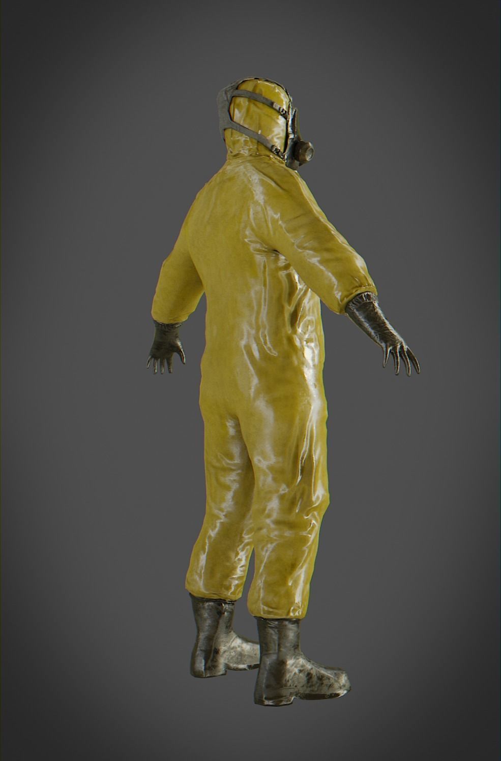 Biosuit Engineer  Low-poly 3D model_3