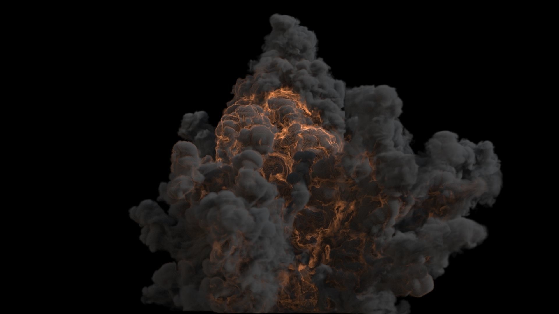 Large Scale Explosion VDB 3D model_5