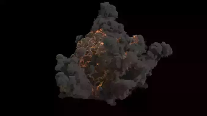 Large Scale Explosion VDB 3D model