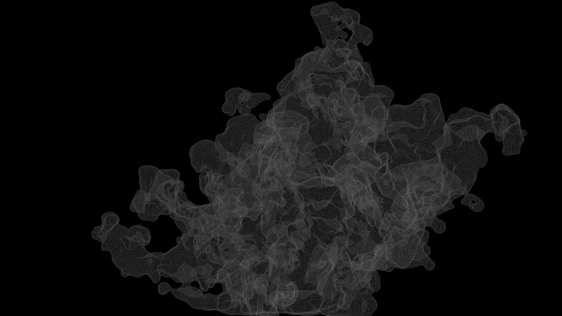 Large Scale Explosion VDB 3D model_7