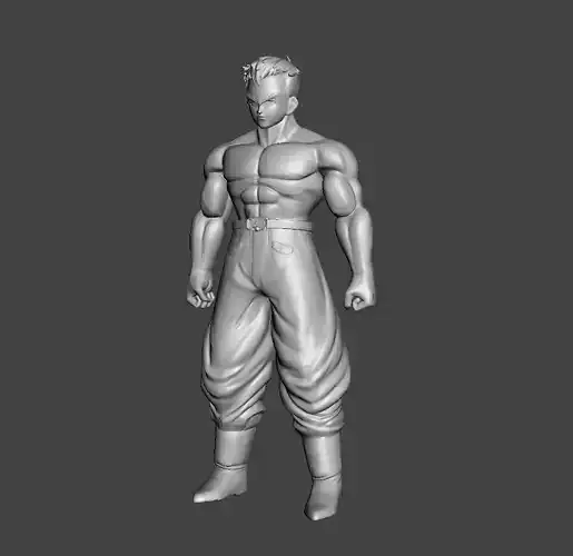 General Blue no costume 3D Model