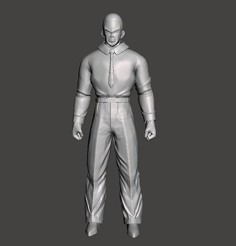 Staff Officer Black 3D Model 3D print model