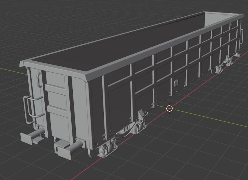 H0 1-87 scale Boxcar Eaos 3D print model_6