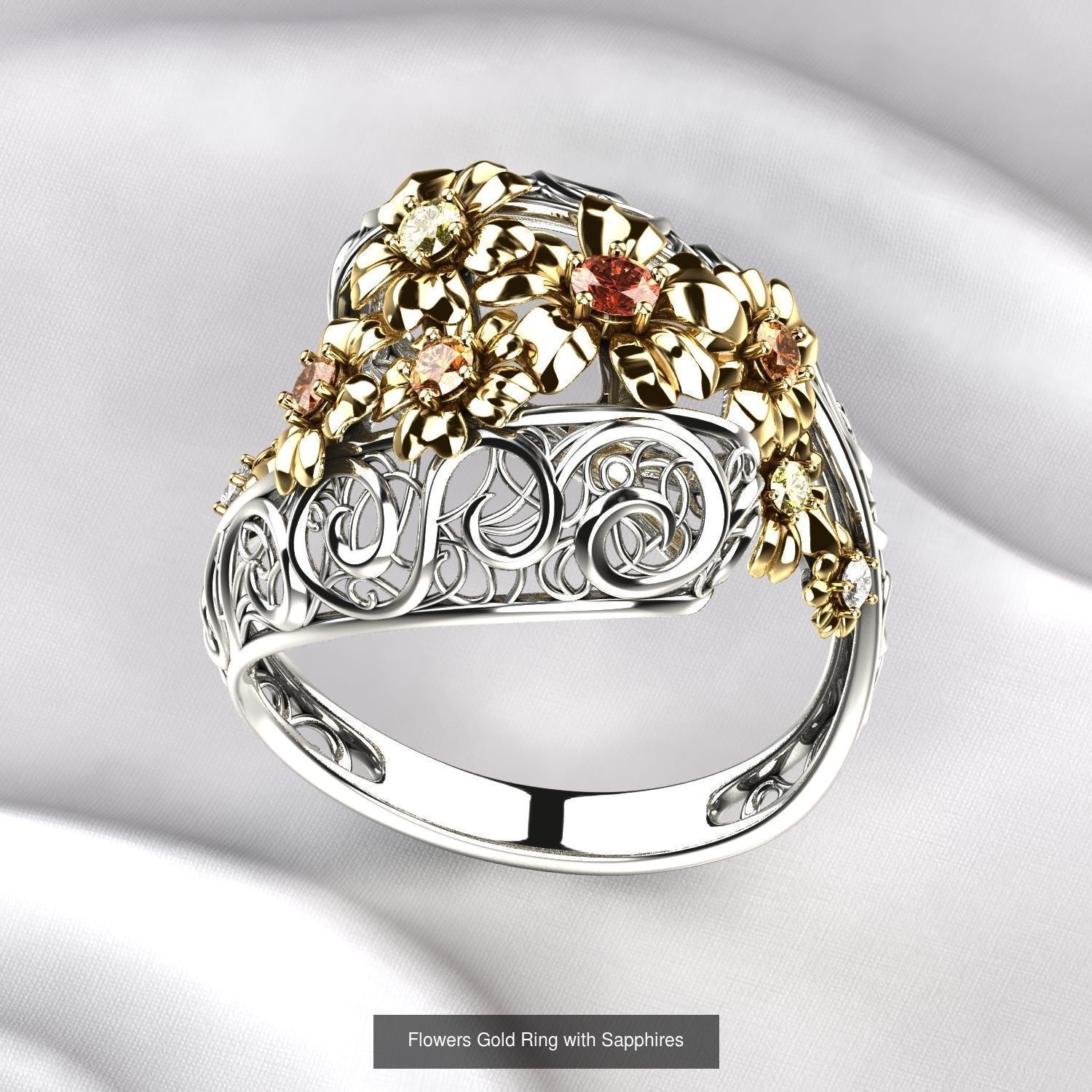 Luxury Flower Design Rings Collection _1