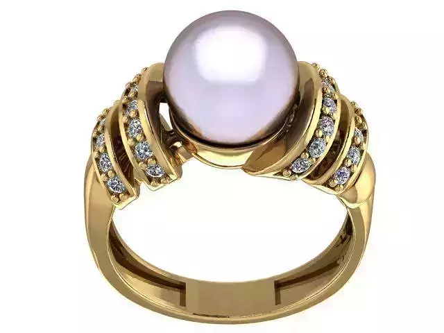 Fashion Pearl Ring 