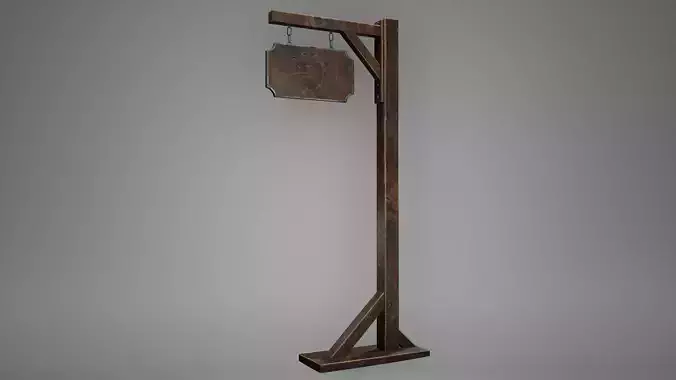 Viking Sign Low Poly Game Ready