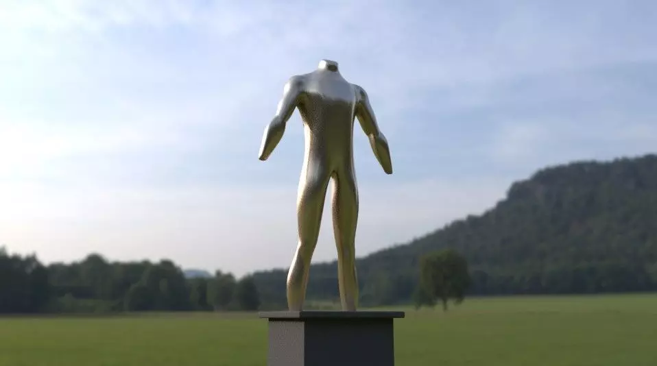 Male Body 3D model_0