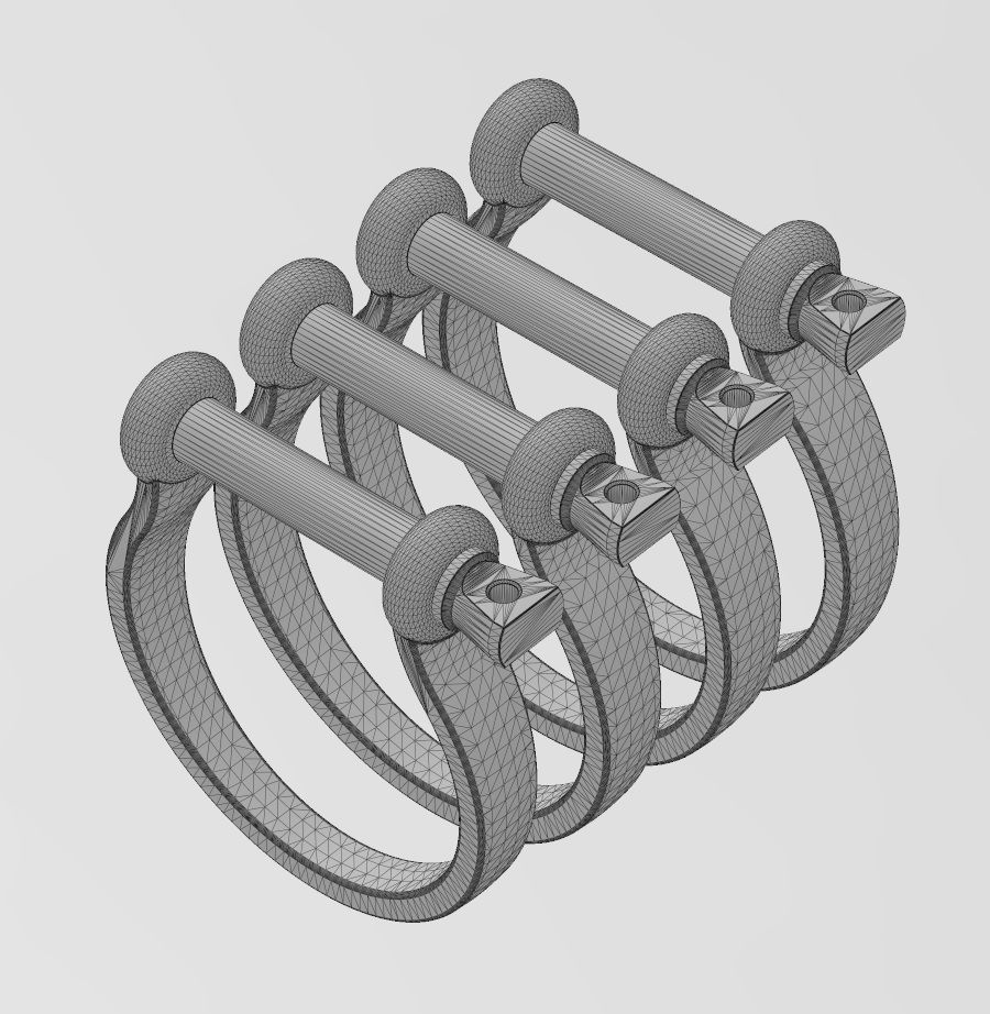 Sailing buckle shaped ring US size 5to8 3D print model_11