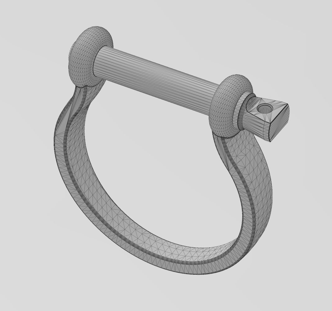 Sailing buckle shaped ring US size 5to8 3D print model_12