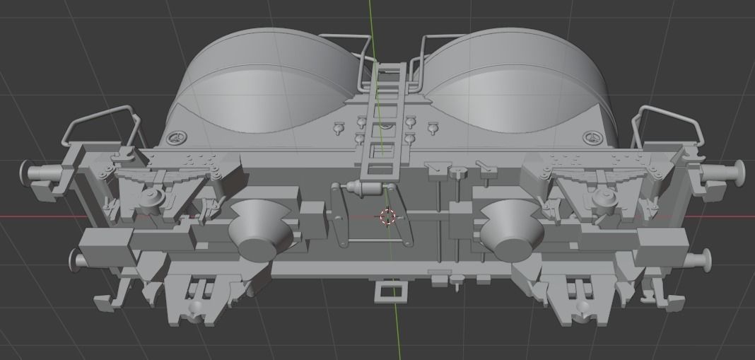 H0 1-87 scale Silo Wagon UCS 908 3D print model_6