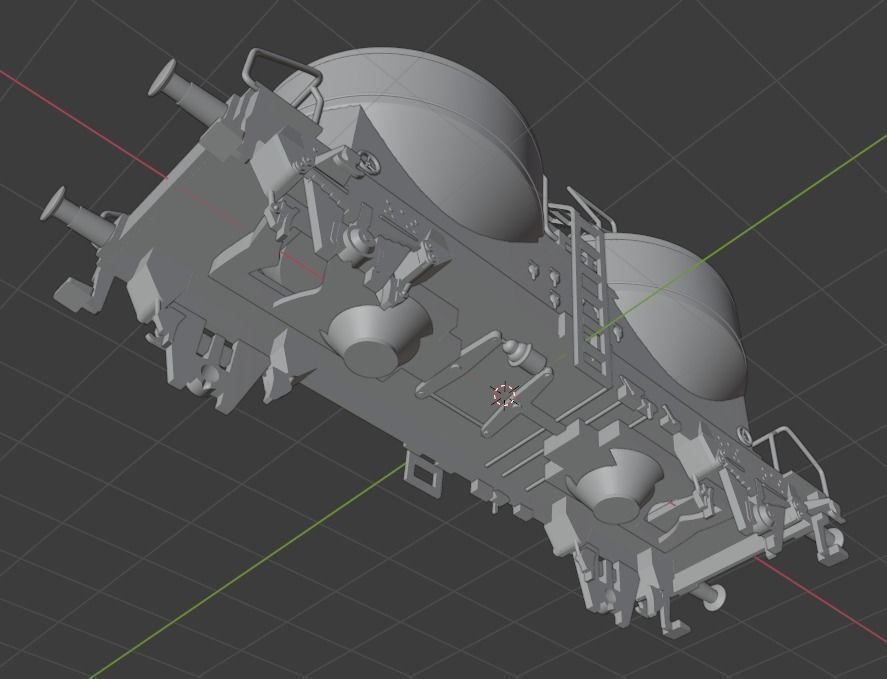 H0 1-87 scale Silo Wagon UCS 908 3D print model_8