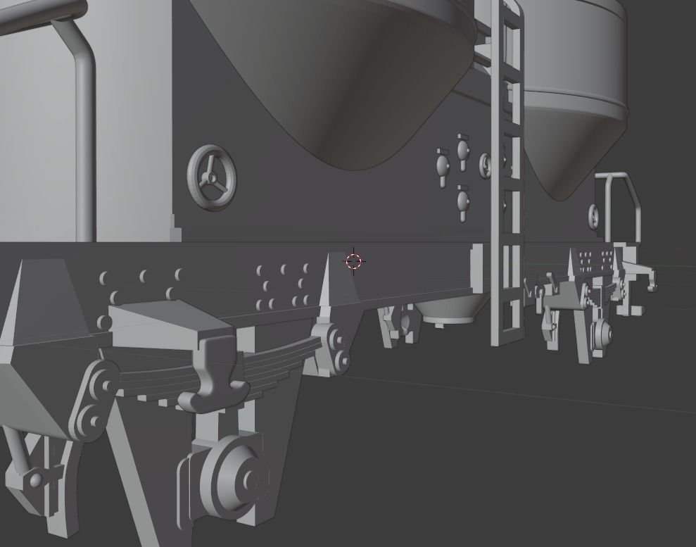 H0 1-87 scale Silo Wagon UCS 908 3D print model_9