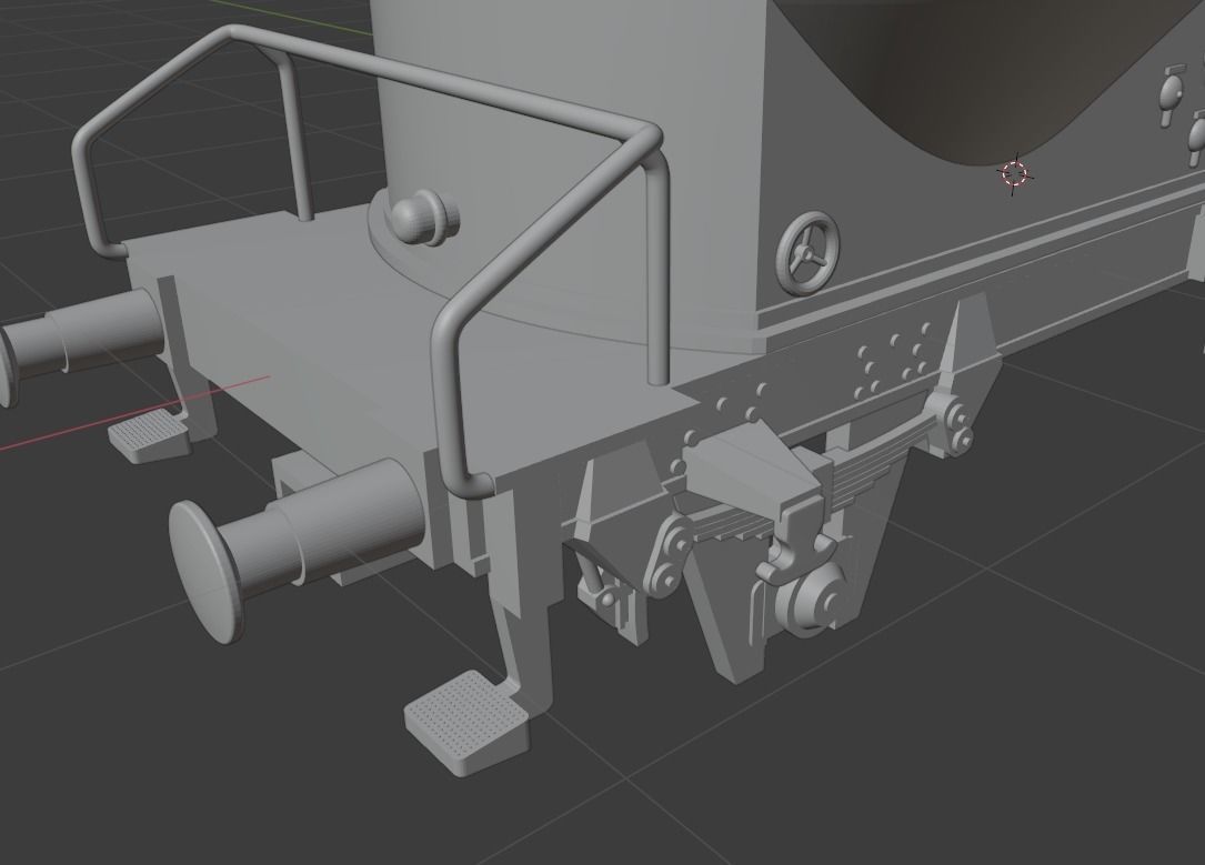 H0 1-87 scale Silo Wagon UCS 908 3D print model_4
